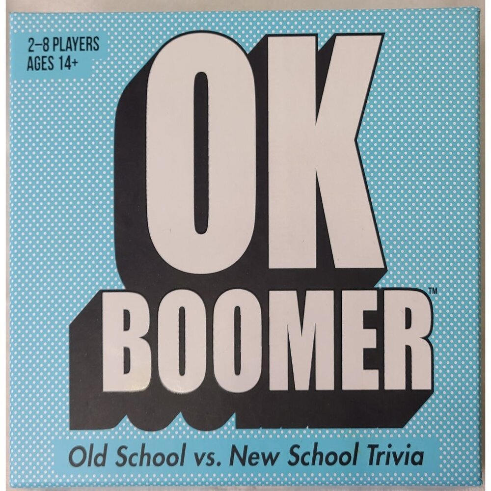 OK Boomer Trivia Game Old School Vs New School Goliath New Sealed